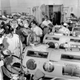 The emergency polio ward at Haynes Memorial Hospital in Boston, August 16, 1955. Patients are using the same Emerson iron lung model that some polio survivors use today. Photo: AP